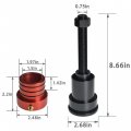 Labwork 30 44 Front Axle Tube Seal Pair Inner Side Installation Tool Replacement For Jk Tj Xj Yj 1984-2018 Except 1996 Black