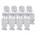 Uxcell 3 Emt Strut Clamps Steel For Rigid Conduit And Pipe 4pcs Universal With Bolt Nut
