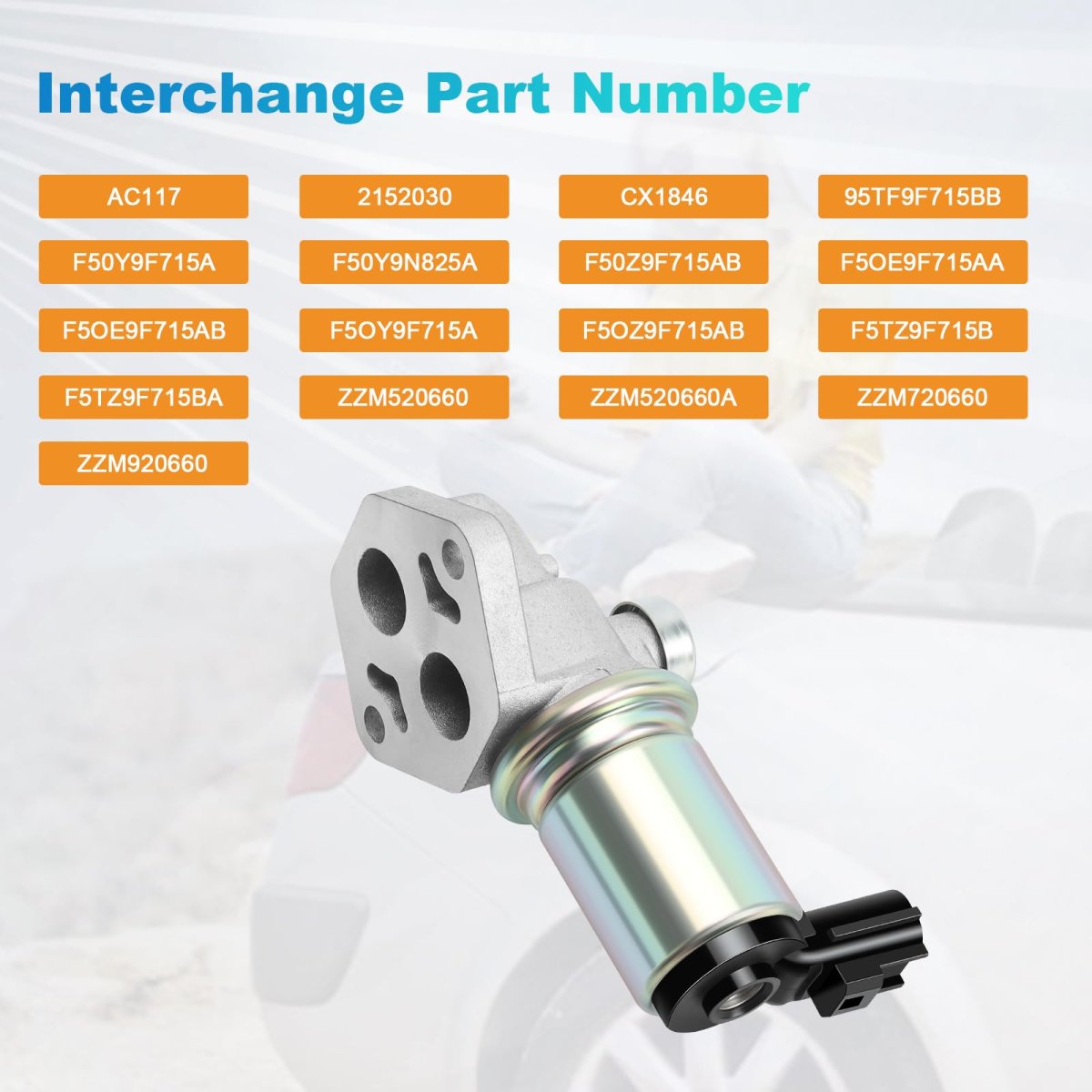 Idle Air Control Valve Ac117 For 1995 2001 Ford Ranger Explorer Mustang Aerostar 2002 Lincoln Continental Mark Viii B2300 B2500
