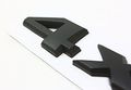 Universal 3d Matt Matte Black 4 X Limited Letter Logo Badge Set For Offroad Truck Fender Trunk Body Decor 