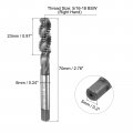 Uxcell 2pcs Spiral Flute Thread Taps 5 16-18 Bsw H2 Screw Threading Tap Machine Tapping Tools For Machinist Repair M35 Cobalt