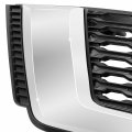 Non Camera Holes And Premium Package Ni1200285 Factory Style Front Bumper Grill Grille Assembly With Chrome Moulding Compatible