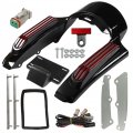 Gxywady Motorcycle Rear Fender Fascia With Light Kit Replacement For Touring 2014-2022