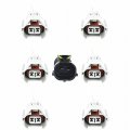 Set 6 Fuel Injector Connector Harness Plug 0280158042 16600cd700 Replacement For Nissan Murano 350z V6 3 5l
