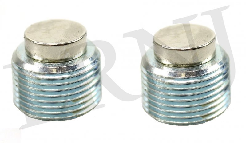 Front Rear Differential Drain Plug Set Magnetic For Land Rover Discovery 1 1994-1999 2 1999-2004 Part Tyb500120 X2