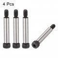 Uxcell Alloy Steel Hexagon Socket Head Shoulder Screws Bolts 1-1 2 Length 5 16 Dia 1 4-20 Thread 4pcs