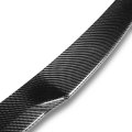 V-style Rear Car Trunk Lid Spoiler Compatible With Infiniti Q50 2014-2021 Glossy Black Carbon Fiber