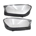 2pcs Front Headlight Lens Headlamp Cover Clear Left And Right Side For Mercedes-benz W167 Gle Series 2020-2023 