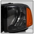 Acanii For Smoked 1999-2002 Dodge Ram 1500 2500 23500 Sport Headlights Corner Signal Lamps Driver Passenger Side