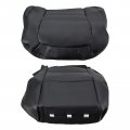 Autokay Front Driver Side Seat Cover Bottom Top Fits For Honda Accord 2008 2009 2010 2011 2012-black