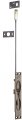 Rockwood 085853 555 10b Lever Extension Flush Bolt Dark Satin Bronze Finish 