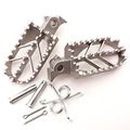 Tc-motor Stainless Steel Footpegs Pegs Footrest Foot Rest For Tw200 Pw50 Pw80 Pit Dirt Motor Bike Motorcycle Motocross
