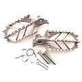 Tc-motor Stainless Steel Footpegs Pegs Footrest Foot Rest For Tw200 Pw50 Pw80 Pit Dirt Motor Bike Motorcycle Motocross