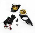 Bumper Driving Fog Lights Lamps Yellow For 2014-2016 Toyota Corolla 