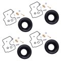 Cicitree 4x Carburetor Repair Kit Diaphragm Fit For Suzuki Intruder Vl1500 98-2004 Vl800 Z 2001-04