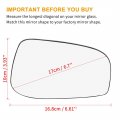 Mirror Glass Heated With Backing Plate Passenger Side Right Rear View For Volvo S60 V70 2001-2006 S80 1999-2006