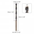 Uxcell 6pcs Jobber Drill Bits 3 2mm 0 126 Black Nitride Gold Titanium Coated M2 High Speed Steel Hss Twist For Stainless