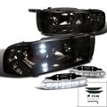 Dodge Ram Led Smoke Headlights Corner Drl Bumper Fog Lamps