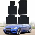 Black Velour Front Rear Floor Mats Carpet For Bmw 3-series F30 2012 2013 2014 2015 2016 2017 2018 2019 