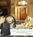 Wireless Remote Control Outlet Fospower 2s 80ft Range Heavy Duty Weatherproof Outdoor Indoor Electrical Switch 3-prong Plug-in