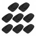 Motoforti 8pcs Motorcycle Kickstand Pad Support Plate Parking Stand Side Extension Black 