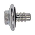 Chevy Silverado 3500 Classic 2007 Transmission Drain Plug Steel Material Silver Metric Thread Type M12 Diameter Replacement For