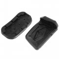 X Autohaux 2 Pcs Anti Slip No Drilling Aluminum Alloy Pedal Covers Foot Pads For Toyota C-hr 2016 2017 2018 2019 2020 Gas Brake