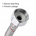 Uxcell 32inch Long Faucet Supply Line Connector 2pcs G1 2 Female Compression Thread X M10 Male Braided Short 304 Stainless