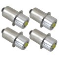 3w 3-6v Led Flashlight Replacement Bulbs P13 5s And Pr2 Socket For 2-4 C D Cell Flashlights Nature White 6000k 4 Pack 