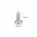 Uxcell M4x8mm Machine Screws Pan Phillips Cross Head Screw 304 Stainless Steel Fasteners Bolts 60pcs
