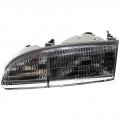 Ford Thunderbird Headlight Assembly 1994 1995 Driver Side Replacement For Fo2502128 And F4sz 13008b With Bulbs Ballast Included 