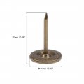 Uxcell Upholstery Nails Tacks 11mmx17mm Flat Head Furniture Bronze Tone For Sofa Headboards 50 Pcs