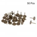 Uxcell Upholstery Nails Tacks 11mmx17mm Flat Head Furniture Bronze Tone For Sofa Headboards 50 Pcs