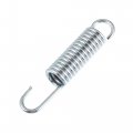 X Autohaux 2 Pcs Universal 80mm Length Motorcycle Brake Pedal Return Spring Side Kickstand Silver Tone Metal