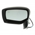 Subaru Impreza 2015 2016 Door Mirror Driver Side Heated Power Glass Paintable Manual Folding Replacement For Su1320134 