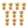 Anxingo 5mm Round Head Main Jet For Gy6 50cc 139qmb Scooter Moped Keihin Carb 82-105 10 Pcs