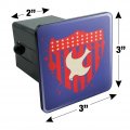 Peacemaker Dove Shield Tow Trailer Hitch Cover Plug Insert
