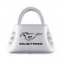 Au-tomotive Gold Purse Shape Key Chain For Ford Mustang Chrome