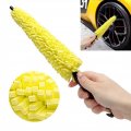Long Handle Wheel Brush Car Rim Water Absorption Tire Cleaning For Wheels Rims