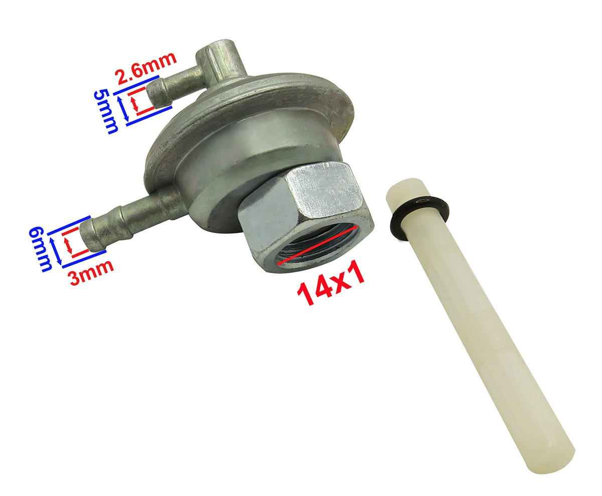 Petcock For Honda Elite Ch250 Scooter Moped 16mm