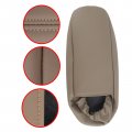 Autokay Leather Seat Armrest Cover Compatible With Ford F250 F350 Excursion Lariat 99-07 Tan 2 Pcs