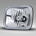 Nokya H6054 Sealed Beam Headlight Conversion 7x6 200mm H4 Quantity 1 Pair 