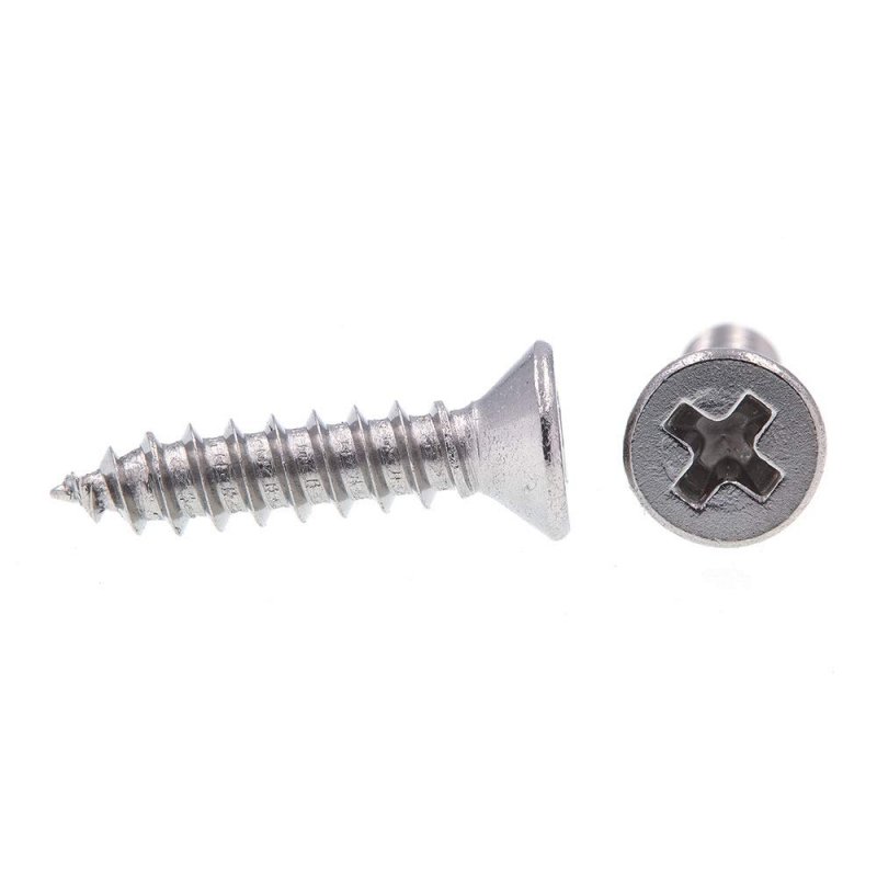 Prime-line Sheet Metal Screws Self-tapping Flat Head Phillips Drive 4 X 1 2 25 Pack