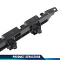 Front Bumper Brackets For Honda Accord 2003 2004 2005 2006 2007 Pair Left And Right Side Abs Material Black