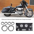 Speedometer Trim Rings Cover Motorcycle Instrument Board Gauge Burst Bezel Kit Ring