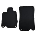 Velour Floor Mats For Mercedes Benz Sl Class R230 2002 To 2011 Custom Fit Front And Rear Black Carpet Liners Anti Slip All 