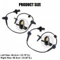 Uxcell 2pcs No 57475tv0e01 57470tv0e01 Abs Wheel Speed Sensor Rear Left Right For Honda Civic Ix 2002-2013
