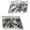 Mazda B4000 Headlight Assembly Pair 2001 2010 Driver And Passenger Side With Bulbs For Ma2502117 Ma2503117 Dot Sae Certified 