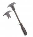Professional Style Heat Treated Steel Seal Puller With Dual Hook Tips And Extra Blade For Oil Grease Removal 45089 