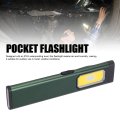 Rechargeable Flashlights Magnetic Edc Flashlight 5 Adjustable Modes With Red Blue Warning Lights For Camping Car Repair